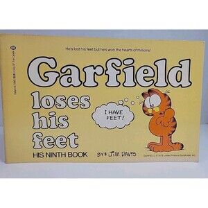 Garfield Loses His Feet Jim Davis 1984 First Edition Comic Humor Ballantine NM
